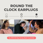 FlyHugz® Noise Reducing Travel Earplugs (Retail)