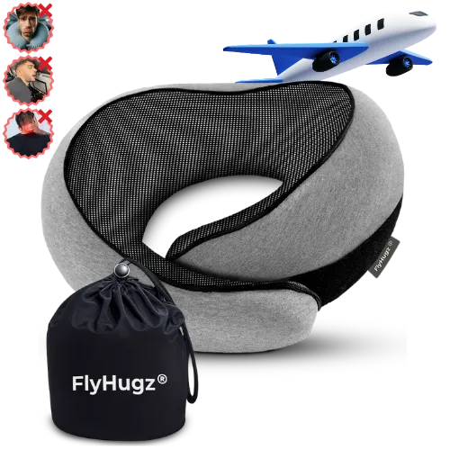 FlyHugz® FREE Sleep Mask with every pillow — ends TODAY!