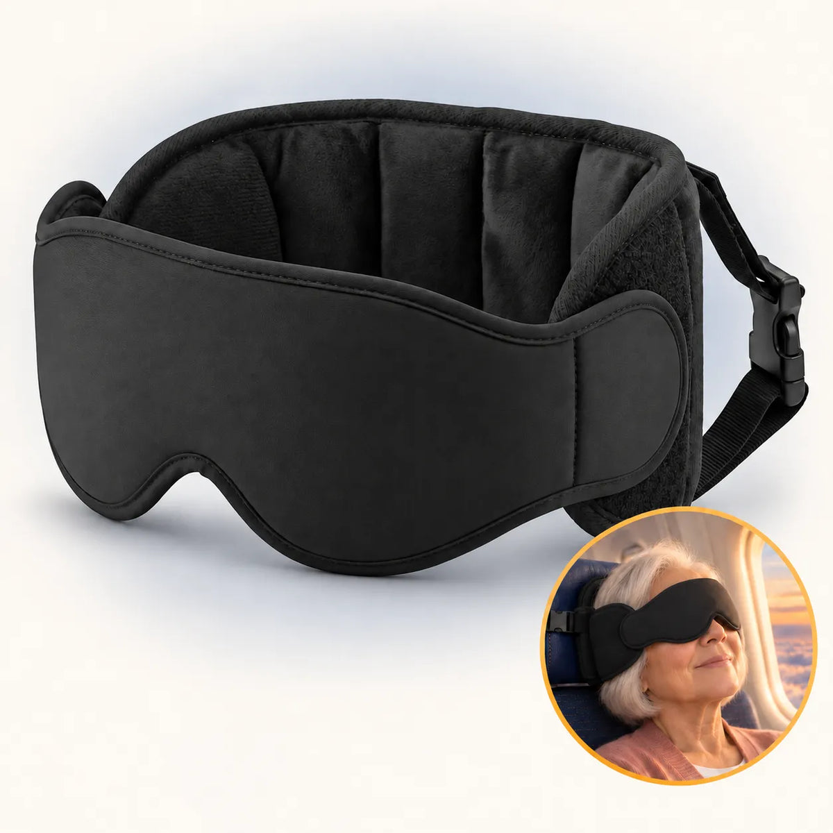The FlyHugz® Upright Sleep Mask
