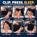 The FlyHugz® Upright Sleep Mask